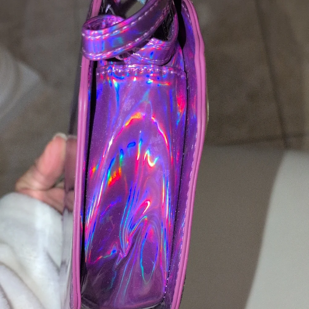 Unicorn Cupcake Kids Bag - Purple and Silver